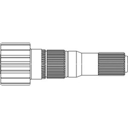 Aftermarket RH Sun Gear Shaft Fits CaseIH Tractor Models 7130 7140 7150 7230 7240 94652C3